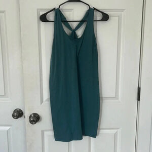 Old Navy green dress size XS razorback polyester blend casual dress